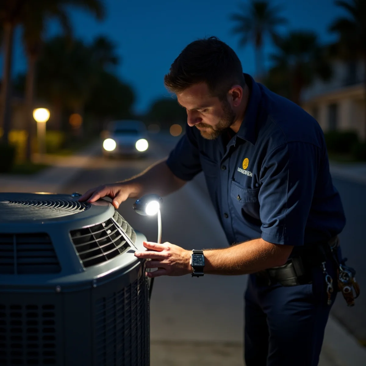 After-hours emergency HVAC dispatch in Stuart, FL