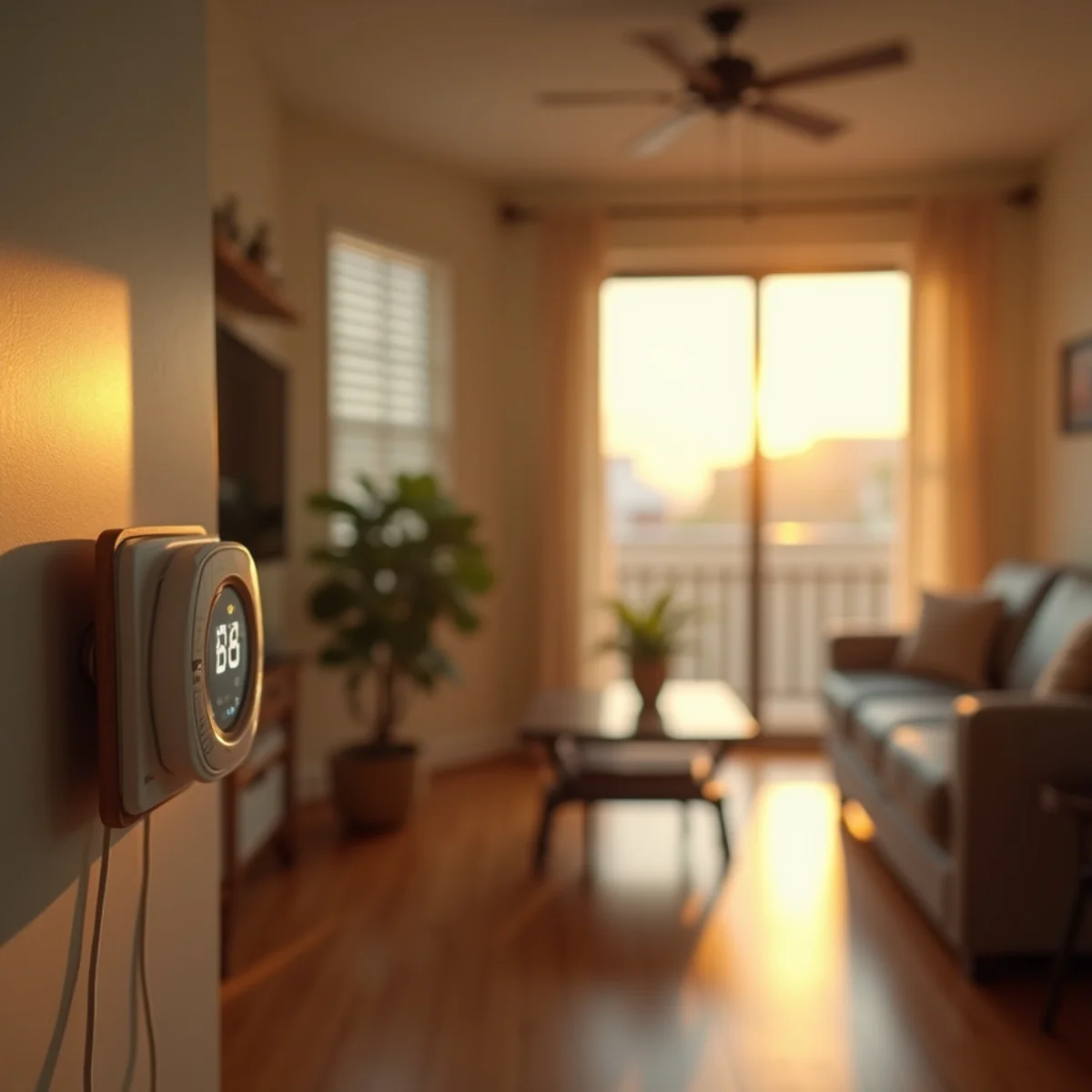 Thermostat reading high temperature during an AC failure in a Stuart, FL home