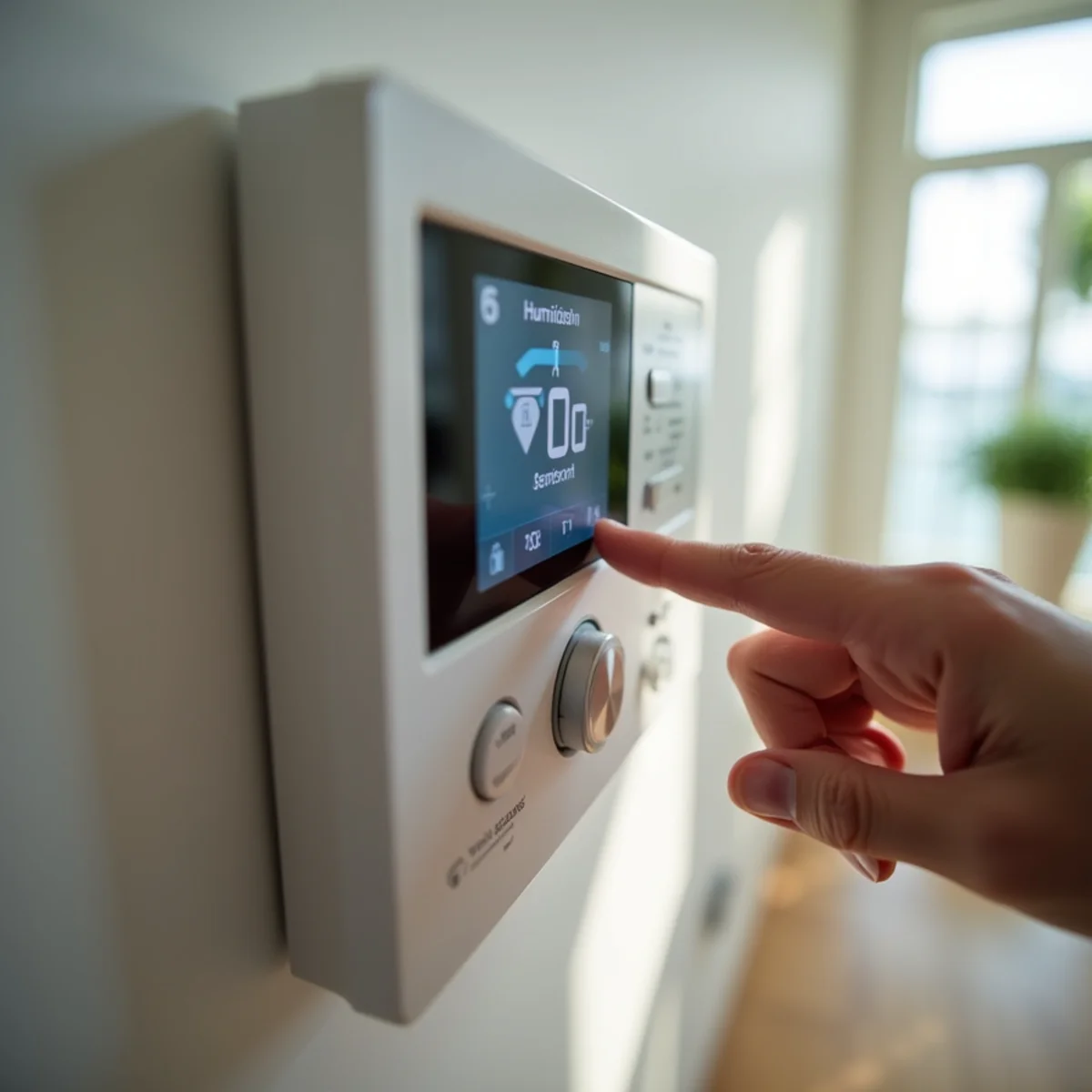 Setting thermostat humidity targets before leaving a Stuart, FL home for the summer