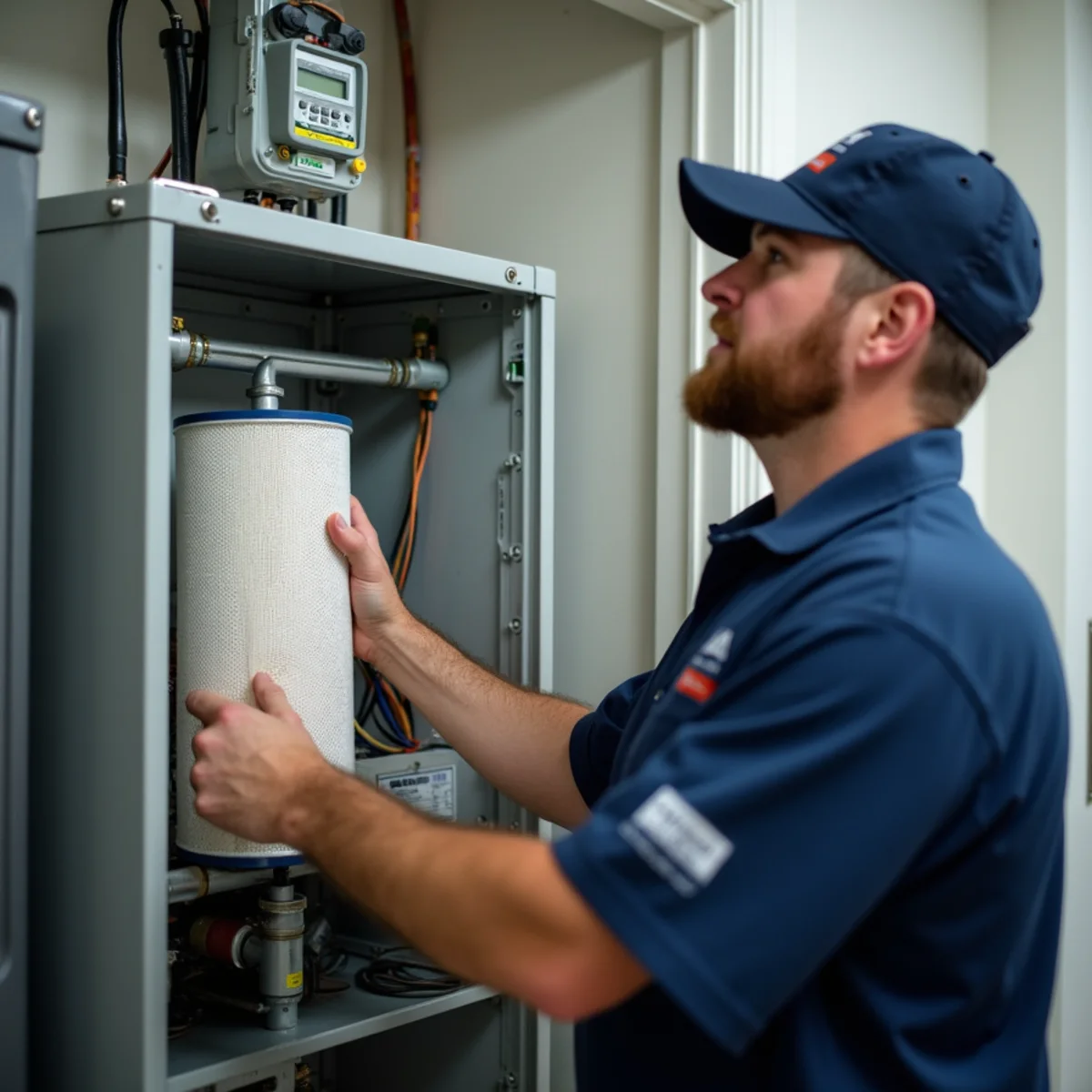 Indoor air quality assessment with air purifier installation in a Stuart, FL home