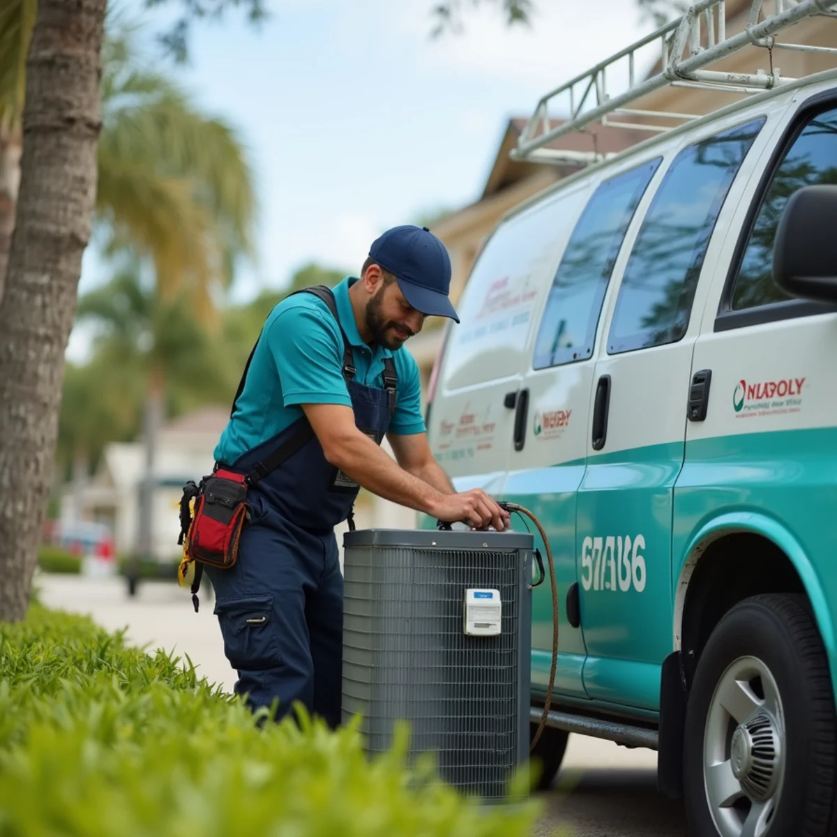 Whole-home dehumidifier installed at a 55+ community home in Duckwood, Stuart, FL